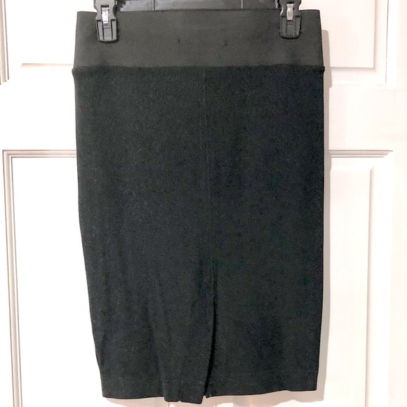 BOOM BOOM JEANS black sparkle pencil skirt sizeS NWOT unused - Picture 2 of 10